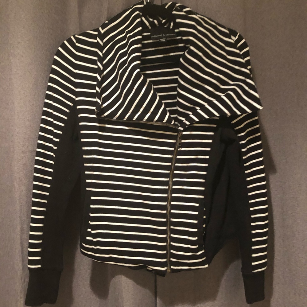 Harlowe and Graham striped jacket